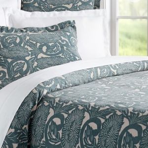 Pottery Barn Shibori king duvet 1 standard sham 2 linenweave euro shams (4pc)
